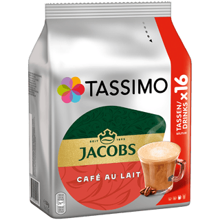 4031535 Tassimo Café au Lait x16 drinks,184g 3