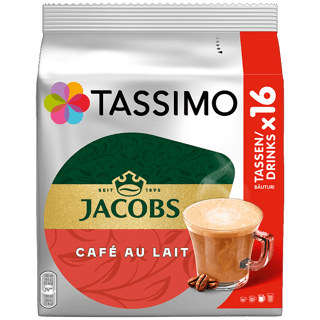 4031535 Tassimo Café au Lait x16 drinks,184g 1